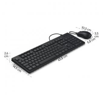 Hama Tastatur-Maus-Set CKM-200 sw 173054 