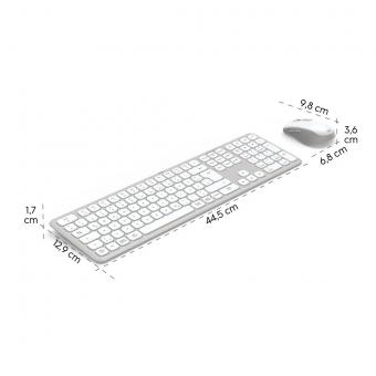Hama Tastatur-Maus-Set WKM-550 ws 173066 