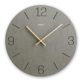 Hama Wanduhr Kreta grau           185881 