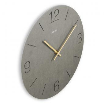 Hama Wanduhr Kreta grau           185881 