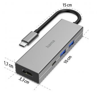 Hama USB-C-Hub Multiport          200107 