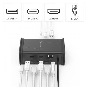 Hama USB-C-Hub Connecnt2Office    200150 