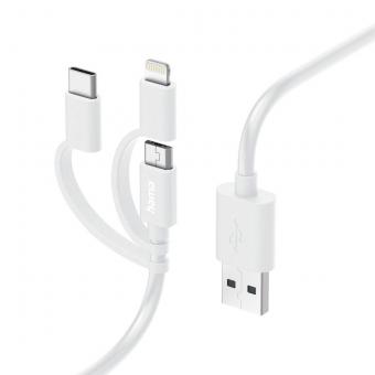 Hama 3in1 Multi-Ladekabel 1,5m    201535 