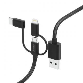 Hama 3in1 Multi-Ladekabel 1,5m    201536 