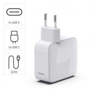 Hama USB-Schnellladegerät 30W ws  201956 