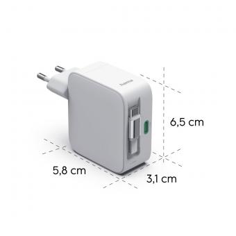 Hama USB-Schnellladegerät 30W ws  201956 