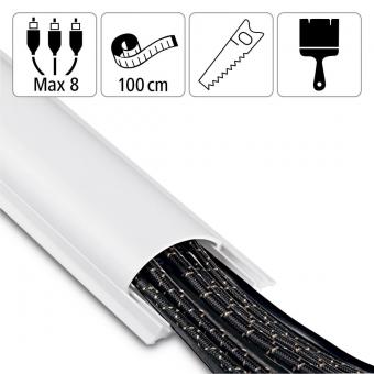 Hama PVC-Kabelkanal weiß          220984 