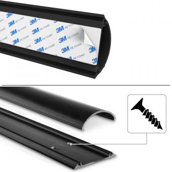 Hama PVC-Kabelkanal schwarz       220985 