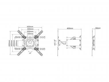 Multibrackets M VESA TV-Wandhalter 