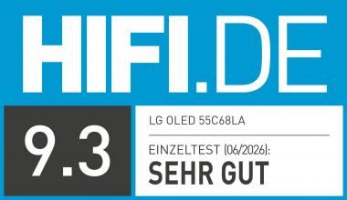 LG OLED55C68LA sw OLED-TV 