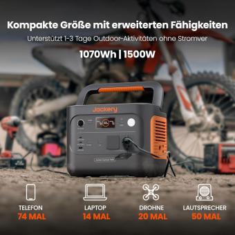 Jackery E1000V2 1070Wh Powerstation 