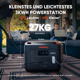 Jackery E3000V2 3072Wh Powerstation 