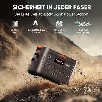 Jackery E3000V2 3072Wh Powerstation 