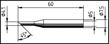 Ersa Lötspitze ERSADUR 4,1mm   0172LD/SB 