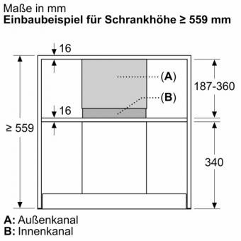 Neff Z51IBN1SN Kaminverlängerung 