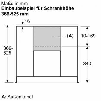 Neff Z51IBN1SN Kaminverlängerung 