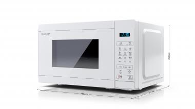 Sharp YC-MG02E-C ws Mikrowelle (A) 