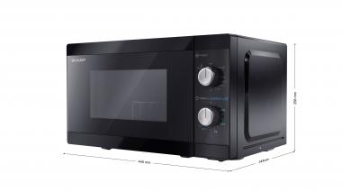 Sharp YC-MG01E-B sw Mikrowelle 