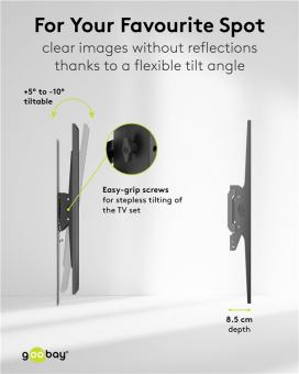 Goobay TV-Wandhalter Essential TILT XL 