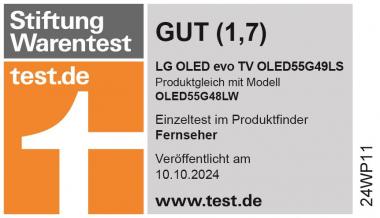 LG OLED55G49LS sw OLED-TV evo 
