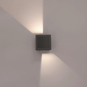 LTEK Solarwandleuchte Sophie schwarz 