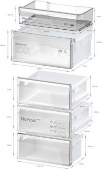 Bosch KGN39VXAU sw Kühlkombi 