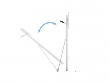 Multibrackets M Tilt&Roll Boden-Standfuß 