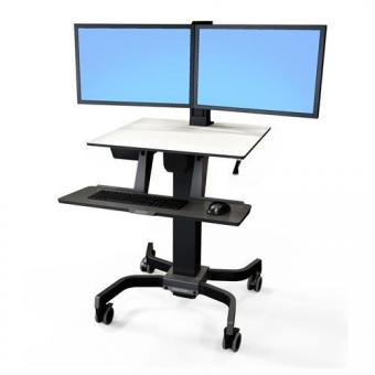 Ergotron WorkFit-C Dual Steh-Sitz 