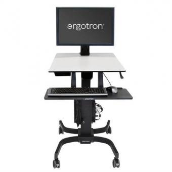 Ergotron WorkFit-C Single HD Steh-Sitz 