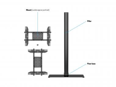 Mulitbrackets M Display Display-Standfuß 