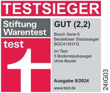 Bosch BGC41XHYG Bodenstaubsauger 