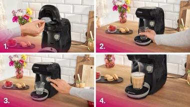 Bosch TAS 109E sw Kapselmaschine 