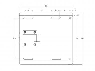 Multibrackets M Universal TV-Wandhalter 