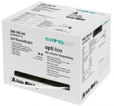 AXING Koaxialkabel 250m weiß  SKB 395-04 