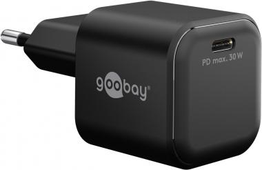 Goobay USB-Schnellladegerät Nano schwarz 