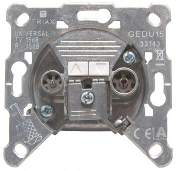 TRIAX Univers. Antennensteckdose GEDU 15 
