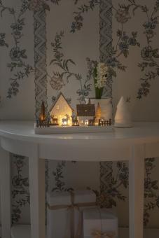 LED Holzsilhouette Waldhäuser   3282-210 