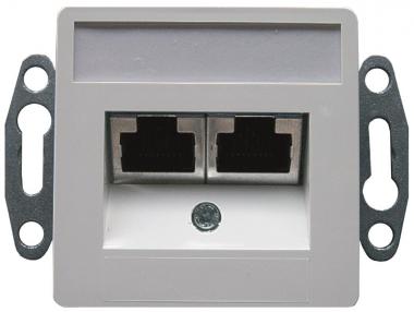 SETN Dat-Dose 2xRJ45 EK waager.   501121 