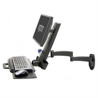 Ergotron Serie 200 Combo Schwenkarm sw 