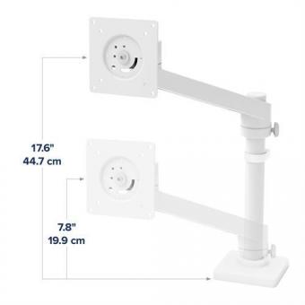 Ergotron NX Monitor-Tischhalter weiß 