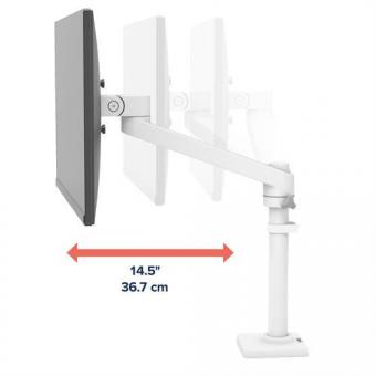 Ergotron NX Monitor-Tischhalter weiß 