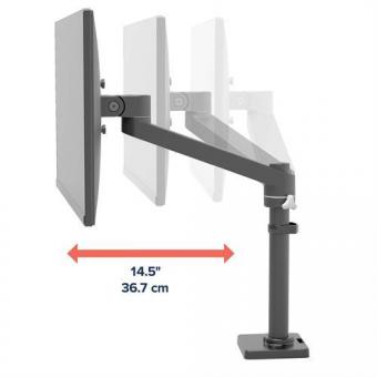 Ergotron NX Monitor-Tischhalter schwarz 