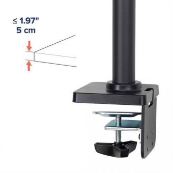 Ergotron NX Monitor-Tischhalter schwarz 