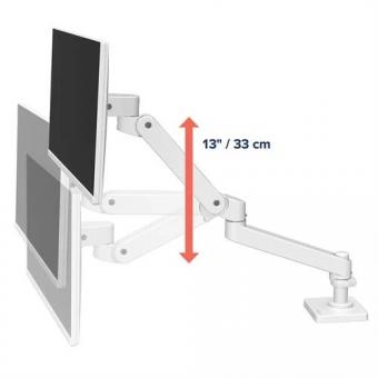 Ergotron LX PRO Monitor-Tischhalter weiß 