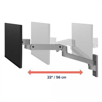 Ergotron LX PRO Monitor-Wandhalter grau 