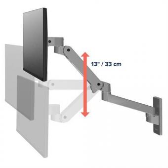 Ergotron LX PRO Monitor-Wandhalter grau 