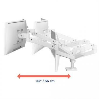 Ergotron LX PRO Dual Monitor-Tischhalter 