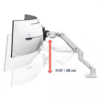 Ergotron HX VHD Monitor-Tischhalter weiß 