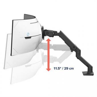Ergotron HX VHD Monitor-Tischhalter sw 
