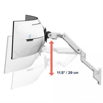 Ergotron HX VHD Monitor-Wandhalter weiß 